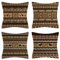 Jahrgang Kissenbezug 40x40 cm 4er Set Kissen Afrika Sofakissen Dekokissen Doppelseitig Leinen HD Druck Kissenhülle, Outdoor Kissen Kopfkissenbezug für Sofa Stuhl Bett Garten, Geschenk für Frauen Y-432