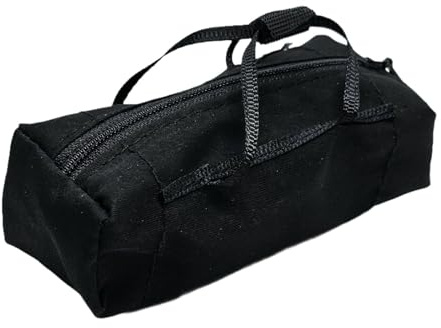 Colcolo RC-Auto-Gepäcktasche, Modellauto-Reisetasche, robuste Upgrade-Teiledekoration, hohe Simulation für 1:10 RC-Crawler-Autos, Zubehör, Schwarz