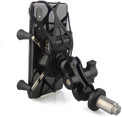 VFRTAAZ Fahrrad Handyhalterung Für S1000RR Für HP4 Telefon Halter In Gabel Vorbau Halterung Motorrad Navigation Halterung