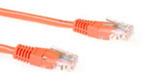 ACT Orange 15 Meter U/UTP CAT5E Patch Cable with RJ45 connectors