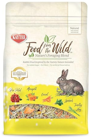 Kaytee Food from The Wild Natural Pet Rabbit Food, 4 Pound