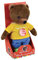 JEMINI | Peluche Musicale Petit Ours Brun | 21 Cm | Chante Le Générique De La Série TV | Licence Officielle | Finition Douce | Jouet D’Éveil Premier Âge | Lavable En Surface | 023799