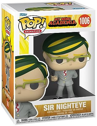 Funko Pop! Animation: MHA - Sir Nighteye - My Hero Academia - Vinyl-Sammelfigur - Geschenkidee - Offizielle Handelswaren - Spielzeug Für Kinder und Erwachsene - Anime Fans - Modellfigur Für Sammler
