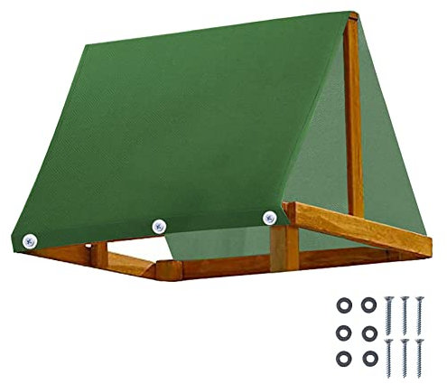 Gicov Swing Set Replacement Tarp Kids Playground Roof Canopy Waterproof Outdoor Replacement Sunshade Cover Backyard Playset Canopy Replacement Trap