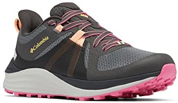 Columbia Escape Pursuit Outdry WP wasserdichte Wanderschuhe für Damen, Grau (Dark Grey x Wild Geranium), 38 EU