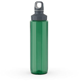 Emsa Drink2Go Tritan Eco Trinkflasche | N30325 | 0,7 L | Recycelter Kunststoff | 100 % auslaufsicher | Grün