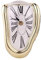 Verve Jelly Schmelzende Uhr, modische Wanduhr, surrealistisches Tischregal, Schreibtischuhr, Salvador Dali inspiriert, lustige Heimbüro-Schreibtischuhr, bestes Geburtstagsgeschenk für Männer und