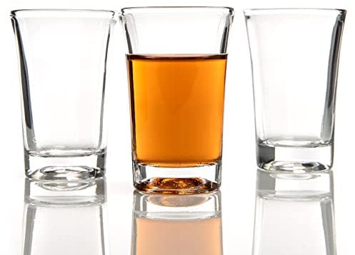 BigDean 48 Schnapsgläser 4cl spülmaschinenfest lebensmittelecht - robuste Shotgläser aus Glas für Schnäpse, Wodka, Ouzo, Sambuca, Tequila