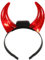 FOMIYES 1stk Dämon Horn Stirnband Stirnband Cosplay-hörner Stirnband Mit Teufelsohren Leuchtende Teufelsh?rner Flash-kostüm Haarband Weihnachten Elektronische Bauteile Bilden 3d