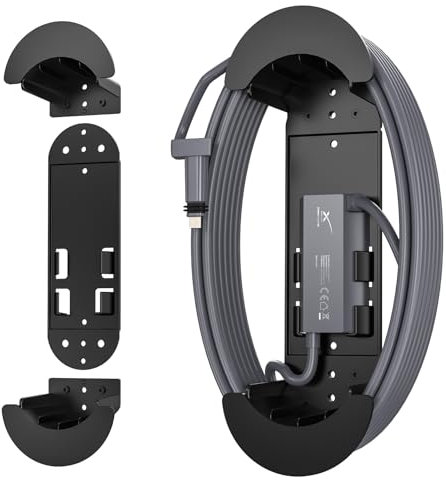 EDUP Starlink Ethernet Cable Caddy with Adapter Holder, Wall Mountable Ethernet Cable Box, Starlink Internet Kit Satellite Mount Suitable for 150 Ft Starlink Ethernet Cable and Ethernet Adapter