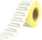 GoodMarkt Etichette per indirizzi personalizzate autoadesive | 46x17 mm, da 50 etichette/rotolo, carta bianca | Adesivi con nome composti da 1 a 5 righe con il testo che desideri