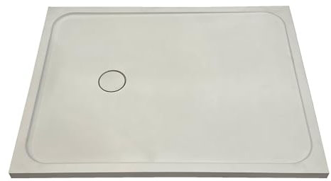 Duschtasse 120 x 90 cm, rechteckig, synthetischer Marmor