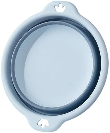 Lavabo plegable | Lavabo plegable | Tinas plegables portátiles | Lavabo de platos con asas colgantes, lavabo de camping, plato multiusos para camping, lavabo compacto para viajes