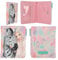 Depesche 12795 TOPModel Wild - Portemonnaie in Rosa, mit Model Motiv, Zebra, Geldbörse mit Fächern für Münzen, Scheine und Karten