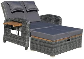 Funktionssofa Bari Gartensofa Gartencouch Sofa Garten Terrasse Outdoor Möbel