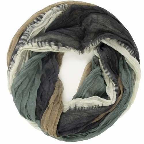 Glamexx24 Damen Schal Schlauchschal Loop Schal Leichter Halstuch Tuch weich und angenehm auf der Haut