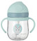 Fulenyi Strohhalmbecher, 250 ml Babyflasche mit Dynamischem Strohhalm ab 6 Monate, Auslaufsichere Baby Trinkflasche mit Anti-Rutsch Griffen