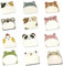 YPYMOD 12 Packungen Kinder Haftnotizen, Cartoon Niedliche Haftnotizen, Selbstklebende Notizblöcke für Schüler, ideal für Büro, Kinder, Studenten, Kindergeburtstagsgeschenk (6cm*5,5cm,12 * 30 Blätter)