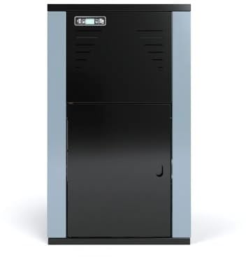 STUFE A PELLET ITALIA Vulkano 30 kW – Pelletboiler Idro Klasse 5 für Heizung, Wirkungsgrad 93 %, Heizleistung 300 – 500 m², Autonomie 25 Stunden, programmierbar, 5 Leistungsstufen, Garantie 24 Monate,