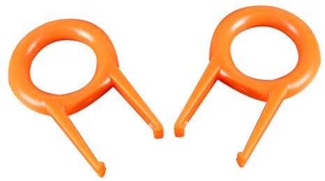 Gadpiparty 20St Tastaturreiniger pc reinigung pc reinigen Computer Reinigung verstauboxen Tastatur-Tool Tastenkappen-Entferner Computer-Reinigungswerkzeug tastatur reinigungstool Orange
