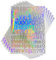 6 Sheets Holographic Laser Customized Name Letter Stickers, Waterproof Vinyl Alphabet Stickers Self Adhesive Letters Stick On Letters for Scrapbook Water Bottles & Mugs Laptops (Laser Silver)