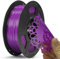 ANYCUBIC TPU Filament 1,75 mm, 95A TPU 3D Drucker Filament, Flexibel und weich, unterstützt Hohe Geschwindigkeit, Intelligente Identifikation, Maßgenauigkeit +/- 0,03, 1KG Transparent Lila