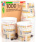 1000 Bicchierini in Carta per Caffè 85ml White Mocha Ecologici Biodegradabili Monouso Piccoli per Asporto Bevande Calde Made in Italy - Prodotto e Confezionato in Italia