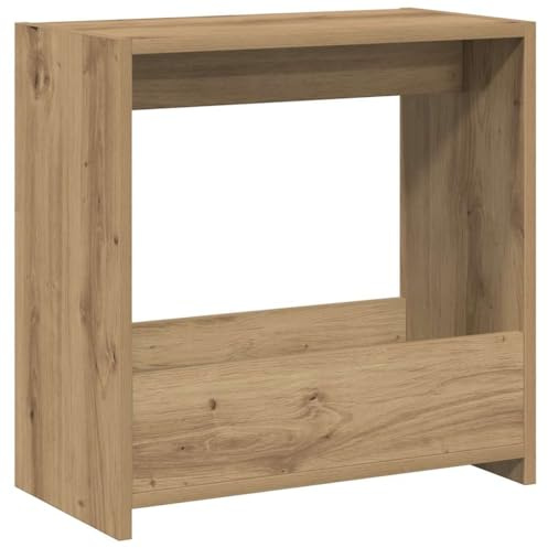vidaXL Side Table Artisan Oak 50x26x50 cm Engineered Wood