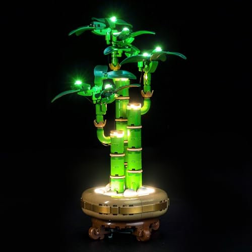 Light Kit Compatible with Lego 10344 Lucky Bamboo Botanical Collection Set (No Model), Decoration Lighting Set for Lucky Bamboo 10344 Creative Toys