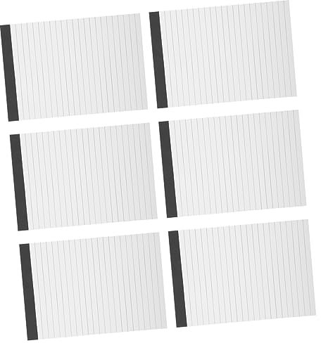 Operitacx 6 Taccuino Taccuini Sfusi Piccolo Blocco Note Elettronico Semplici Quaderni Portapenne Per Notebook Quaderni Del Diario Quaderni Per La Scuola Diario a Righe Carta