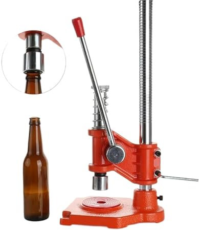 RVIFY Bottle Capper Bench Bottle Manual Capping Machine, Beer Bottle Capper Tool With Non-Slip Base, Caps For Homebrew Beer And Soft Drinks