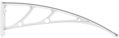 KONTONTY Verstärkte Türmarkisenhalterung PVC Kunststoff 600mm Halterung Terrassenmarkise Wetterbeständig Universell Für Fenster Türen