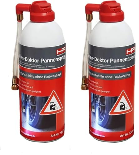HP-Autozubehör 73011 Reifen-Doktor Pannenspray (Packung mit 2)