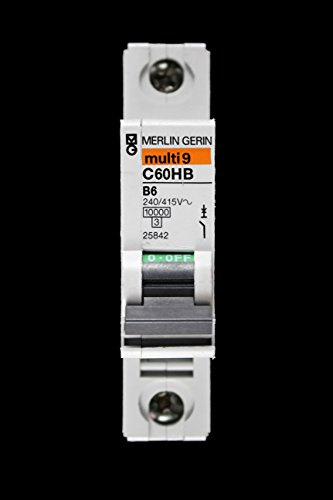 MERLIN GERIN B 6 AMP MCB CIRCUIT BREAKER C60HB 25842