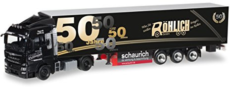 herpa 305389 - Man TGX XLX Euro 6 Kühlkoffer-Sattelzug 50 Jahre Spedition Röhlich
