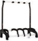 K&M 17534 4-fach Gitarrenständer Guardian 3+1 Schwarz mit transluzenten Elementen - Für Nitrolack geeignet
