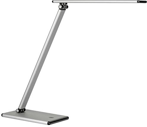 Unilux LED Schreibtischlampe Terra, silbergrau