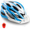 Shinmax Fahrradhelm Herren Damen mit Visier Abnehmbarer Fahrradhelm mit Licht MTB Fahrradhelm Erwachsenen Unisex Mountainbike Helm Radhelm Rennradhelm