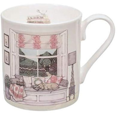 Wrendale - Taza de porcelana, diseño de Sally Swannell