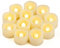 12 LED Teelichter Mit Batterie, Warmweiß Elektrische Flammenlose Votivkerzen, Flackernde Flamme für Outdoor Party Garten Halloween Weihnachten Hochzeits Deko