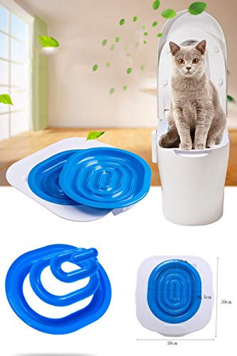 Sistema de Entrenamiento para Gatos - Kit de Inodoro y Caja de Arena para Mascotas