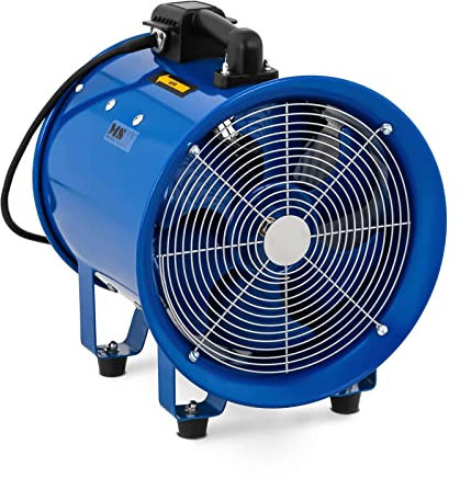 MSW Ventilatore Soffiatore Industriale Ventola Assiale Portatile MSW-IB-02 (2800 RPM, 3900 m³/h, 300 mm)