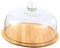 Baoblaze Serving Tray Cloche Dome Cheese Board Cake Stand Muffin Bread Fruit Plate Display w/Dome Cover, 24cm