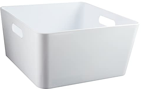 Ordnungsbox passend Kallax 15cm hoch weiß 30x30cm Ordnungskorb Wandregal