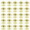 BGTXINGI 100Pcs 11mm Schmetterling Pin Backs mit 100Pcs 10mm Krawattennadeln Silber Pins für Schmuck Machen und Handwerk (Gloden)