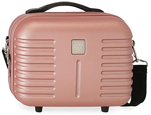 ROLL ROAD, CARNE, Beauty case adattabile con tracolla