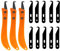 Tsurpcao 16 Pieces Golf Club Grip Remover Tool,Golf Hook Blade Hook DIY Knife Golf Club Blade Tool with Installation Tool
