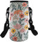 COEQINE Porte-bouteille isotherme en néoprène avec motif floral, bandoulière réglable pour hommes, femmes, enfants, randonnée, sac à bandoulière