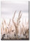 Leinwandbild Grasses I 70 x 100 cm | Bild auf Leinwand im Hochformat in sanften monochromen Farben | Gras Feld Wiese Natur Blumen Trockenblumen | Wohnzimmer Schlafzimmer Flur | Deko Home Einrichtung