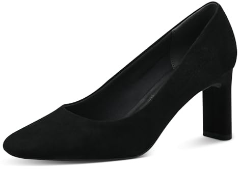 Tamaris Damen Pumps Leder Blockabsatz